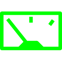 needle meter icon