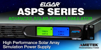 Elgar Advanced Solar Power Simulator (ASPS) Elgar Advanced Solar Power Simulator (ASPS)