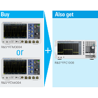 Free FPC 1000 spectrum analyzer with qualifying oscilloscope