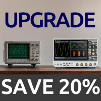 Upgrade and save 20% upgraded oscilloscope offer