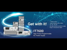 Embedded thumbnail for ITECH IT7600 AC power supply introduction 