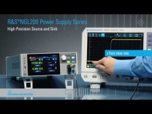 Embedded thumbnail for Rohde and Schwarz NGL200 load recovery time