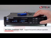 Embedded thumbnail for ITECH IT-M3100 DC Power Supply feature: battery charging test