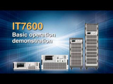 Embedded thumbnail for ITECH IT7600 AC power supply operation demonstration