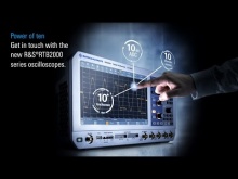 Embedded thumbnail for R＆S RTB2000 - Frequency Analysis mode as standard feature