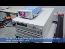Embedded thumbnail for ITECH IT8300 Energy Recovery Efficiency Test 