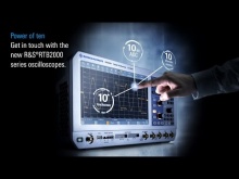 Embedded thumbnail for R＆S RTB2000 - 10.1&amp;quot; high-resolution capacitive touchscreen with gesture support