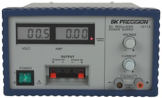 BK Precision 1671A DC Power Supply - front