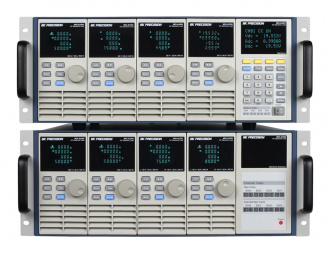 BK Precision MDL4U Series master and slave frames fully loaded