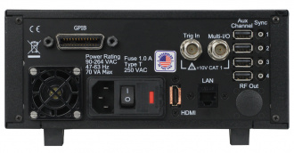 B&K Precision RFM3000 Series 4 channel RF Power Meter with GPIB option - rear