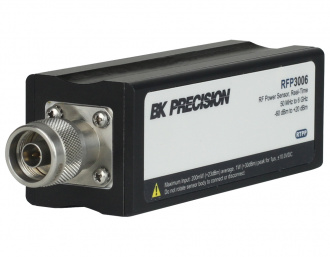B&K Precision RFP3000 Series RF peak power sensor - RF end and side