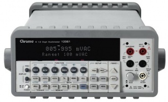 Chroma 12061 Digital multimeter - front