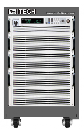 ITECH IT8000 series regenerative DC electronic loads -  15U rack system