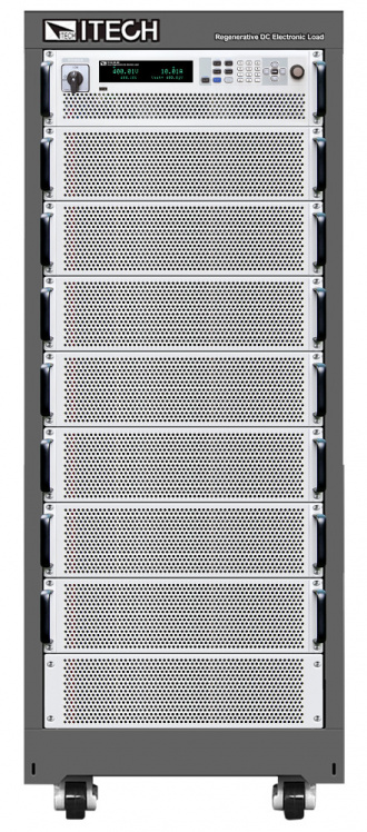 ITECH IT8000 series regenerative DC electronic loads -  27U rack system