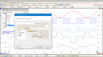 PicoScope 6 software - maths functions