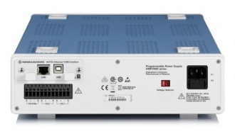 Rohde and Schwarz HMP2000 back panel (with optional interface card)
