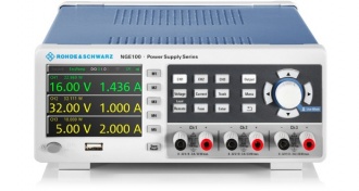 R&S NGE100 DC Power Supply - front panel