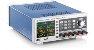 R&S NGE100 DC Power Supply - angled