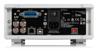 Rohde and Schwarz NPA501 and NPA701 rear panel with optional GPIB