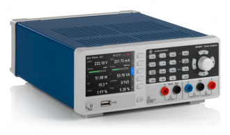 Rohde and Schwarz NPA501 Power Analyzer - from left and top