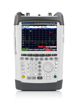 Rohde and Schwarz ZVH cable and antenna analyzer - front