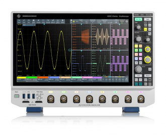 Rohde and Schwarz MXO 5 Series scope - front