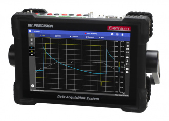 SEFRAM DAS1820 portable data acquisition system - angled
