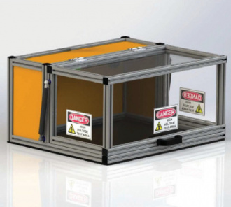 Vitrek SE Series high voltage safety enclosure - closed