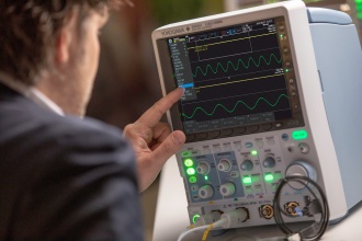 Yokogawa DLM3000 Digital Oscilloscope (DLM3054) - on the bench