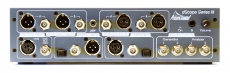 Prism Sound dScope Series III front panel